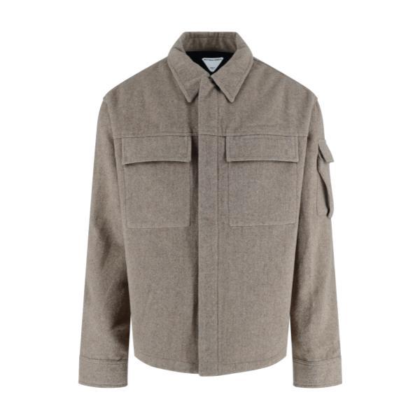 Bottega Veneta 25FW Cashmere Shirt Jacket