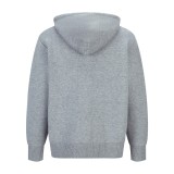 Celine Triomphe Jacquard Hooded Sweater (Gray)