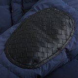 Bottega Veneta 25FW Leather-Panel Woven Puffer Jacket 251217