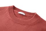 Dior 26SS Stitch Logo Round Neck Sweater (Burgundy) 251217