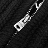 Acne Studios Embroidered Letter Zip-Up Sweater Jacket 251217