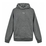 Fendi Double F Monogram Hooded Sweatshirt (Grey) 251217