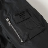 Prada Arm Pocket Hooded Puffer Jacket 251217