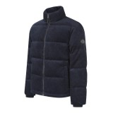 Burberry Leather Tab Check Cord Puffer Jacket 251217