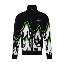 Gucci Ski-Inspired Landscape Intarsia High-Neck Knit Zip Jacket 251224