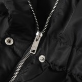 Prada Iconic Waist-Defining Hooded Down Jacket 251224
