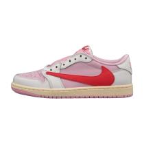 Air Jordan 1 Retro Low OG SP Travis Scott Shy Pink Pink