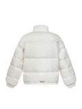 Chrome Hearts Subtle Jacquard Down Coat White 251224