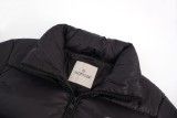 Moncler Citala Series Logo Patch Stand Collar Down Jacket (Black) 251224