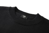 Fendi 25FW FF Jacquard Patch Bear Motif Sweater 251224