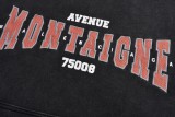Balenciaga 24FW Embroidered Letter Washed Hoodie 251224
