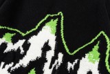 Gucci Ski-Inspired Landscape Intarsia High-Neck Knit Zip Jacket 251224