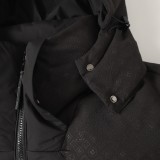 Louis Vuitton 2025 Winter New Release: Monogram Print Hooded Down Jacket 251224