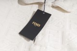 Fendi Autumn/Winter New Ribbed Reverse Collar Polo Shirt 251231