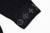 Louis Vuitton 25SS Jacquard Rib Stand Collar Knit Jacket (Black) 260107