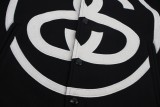 Stussy Double S Big Logo Baseball Jacket 260107