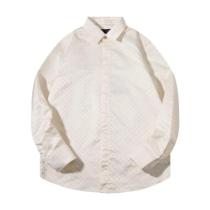 Louis Vuitton 2025SS Early Spring Subtle Jacquard Shirt (Off-white) 260107