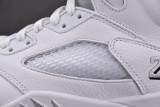 Air Jordan 5 Retro OG White Metallic White Gray