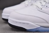Air Jordan 5 Retro OG White Metallic White Gray