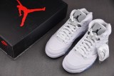 Air Jordan 5 Retro OG White Metallic White Gray