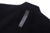 Chrome Hearts 25SS Cross Leather Patch Half-Zip Hoodie 260121