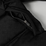 Chrome Hearts Subtle Jacquard Down Jacket (Black) 260121