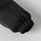 Chrome Hearts Subtle Jacquard Down Jacket (Black) 260121
