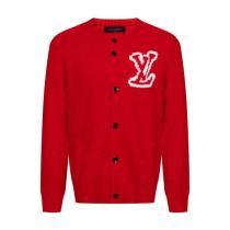 Louis Vuitton 26SS Mirror Logo Intarsia Wool Cardigan (Red) 260121