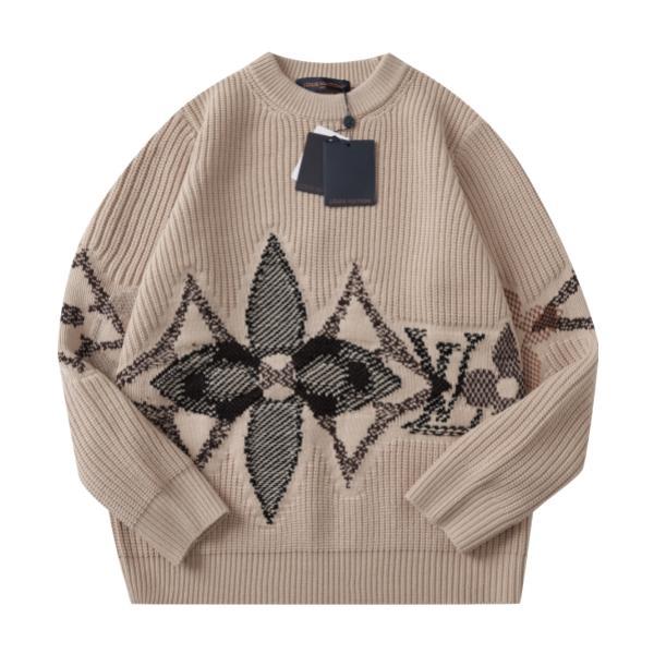 Louis Vuitton Ski Collection Intarsia Crewneck Knit Sweater 260129