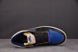 Air Jordan 1 Retro High OG SP Fragment x Union LA Sport Royal Black Blue White Color Block