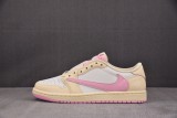 Nike Air Jordan 1 Retro Low OG SP Travis Scott Pink White