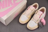 Nike Air Jordan 1 Retro Low OG SP Travis Scott Pink White