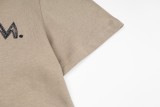 Louis Vuitton 26SS Khaki Embroidered Short Sleeve T-Shirt 260304