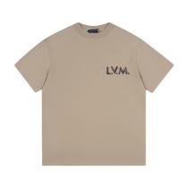 Louis Vuitton 26SS Khaki Embroidered Short Sleeve T-Shirt 260304