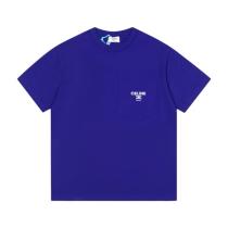 Celine Kai Label Embroidered Pocket Short Sleeve T-Shirt 260304