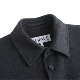 Loewe 25FW Leather Pocket Wool Coat 260311