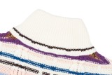 Louis Vuitton 25FW Colorful Stripe Contrast Cable Knit Zip Jacket 260311