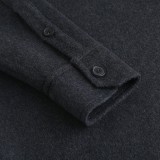 Loewe 25FW Leather Pocket Wool Coat 260311