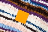 Louis Vuitton 25FW Colorful Stripe Contrast Cable Knit Zip Jacket 260311