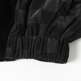 Louis Vuitton 25SS Checkerboard Letter Flocked Jacquard Jacket 260318