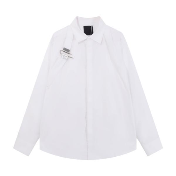 Givenchy New Buckle Long Sleeve Shirt White 260318