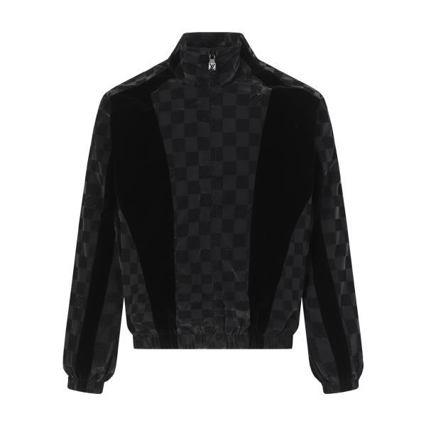 Louis Vuitton 25SS Checkerboard Letter Flocked Jacquard Jacket 260318