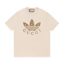 GUCCI & Adidas Collaboration Classic Pattern Collection Short Sleeve Shirt 260318