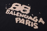 Balenciaga 23SS BB Digital Graffiti Print Short Sleeve 260325