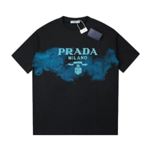 Prada 26SS Early Spring New Arrival Embroidered Logo Letter Short Sleeve 260325