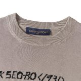 Louis Vuitton 25SS Signature Letter Knit Short Sleeve 260325
