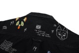 Loewe Louis Wain Cat Embroidered Denim Jacket 260325