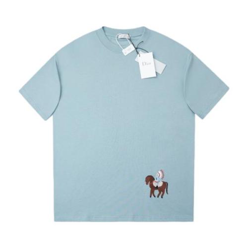 Christian Dior CD 26SS Early Spring Year of the Horse Limited Edition Pony Logo Embroidered Short Sleeve 260325