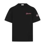 Moncler Runway Limited Edition Logo Print Double-Yarn Pure Cotton Short Sleeve 260325