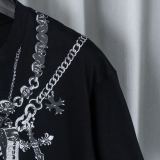 Chrome Hearts 26SS Spring/Summer New Arrival 320g Double-Yarn Pure Cotton Short Sleeve 260401